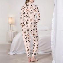 Load image into Gallery viewer, Akita Inu Pajamas for Women - XL Available - American Akita Inu of Every Color-Pajamas-Apparel,Boxer,Dog Mom Gifts,Pajamas-5