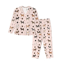 Load image into Gallery viewer, Akita Inu Pajamas for Women - XL Available - American Akita Inu of Every Color-Pajamas-Apparel,Boxer,Dog Mom Gifts,Pajamas-9
