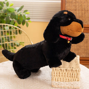 All the Dachshunds I Love Stuffed Animal Plush Toys-Stuffed Animals-Dachshund, Home Decor, Stuffed Animal-Small-Black and Tan-2