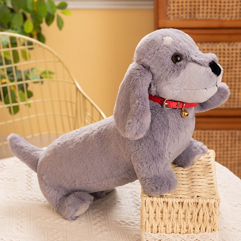 All the Dachshunds I Love Stuffed Animal Plush Toys-Stuffed Animals-Dachshund, Home Decor, Stuffed Animal-Small-Blue / Gray-4