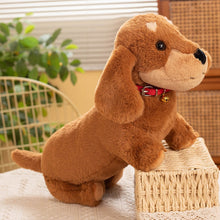 Load image into Gallery viewer, All the Dachshunds I Love Stuffed Animal Plush Toys-Stuffed Animals-Dachshund, Home Decor, Stuffed Animal-Small-Chocolate-1