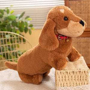 All the Dachshunds I Love Stuffed Animal Plush Toys-Stuffed Animals-Dachshund, Home Decor, Stuffed Animal-Small-Chocolate-1