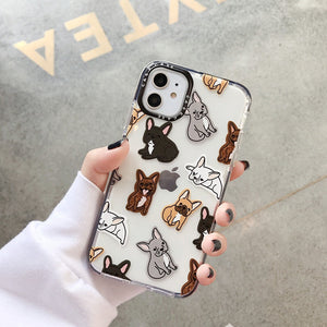 All The French Bulldogs I Love iPhone Cases-Cell Phone Accessories-Accessories, Dogs, French Bulldog, iPhone Case-For iPhone 11Pro Max-Full Body French Bulldogs-3