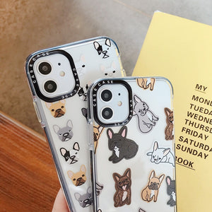 All The French Bulldogs I Love iPhone Cases-Cell Phone Accessories-Accessories, Dogs, French Bulldog, iPhone Case-4