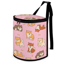 Load image into Gallery viewer, All The Shiba Inus I Love Multipurpose Car Storage Bag-ONE SIZE-Pink-4