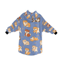 Load image into Gallery viewer, All The Shibas I Love Blanket Hoodie for Women - 4 Colors-Apparel-Apparel, Blankets-10