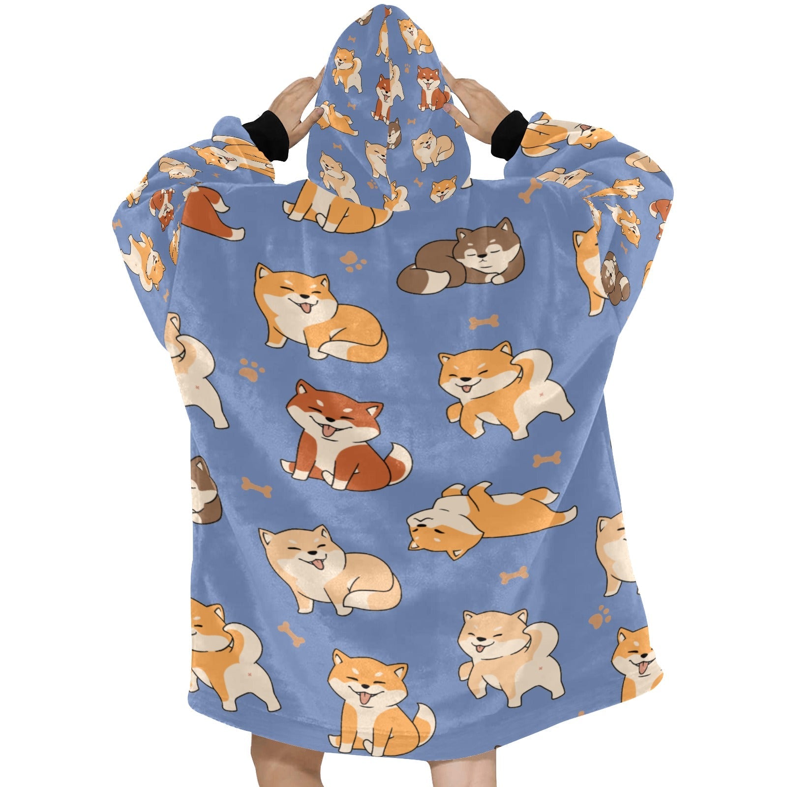 Blanket The 4 Shibas Love All Women Colors - for I Hoodie