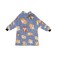 Load image into Gallery viewer, All The Shibas I Love Blanket Hoodie for Women - 4 Colors-Apparel-Apparel, Blankets-9