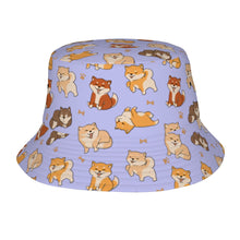 Load image into Gallery viewer, All The Shibas I Love Bucket Hat-Hats &amp; Caps-Lavender Purple-One Size-17