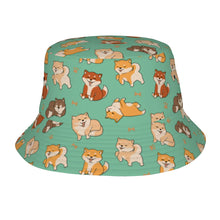 Load image into Gallery viewer, All The Shibas I Love Bucket Hat-Hats &amp; Caps-Mint Green-One Size-1