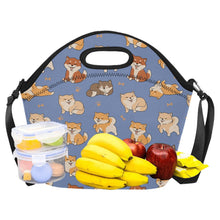 Load image into Gallery viewer, All The Shibas I Love Neoprene Lunch Bag-23