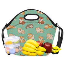 Load image into Gallery viewer, All The Shibas I Love Neoprene Lunch Bag-29