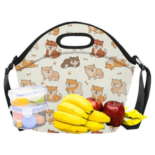Load image into Gallery viewer, All The Shibas I Love Neoprene Lunch Bag-3
