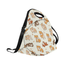 Load image into Gallery viewer, All The Shibas I Love Neoprene Lunch Bag-4