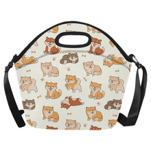 Load image into Gallery viewer, All The Shibas I Love Neoprene Lunch Bag-Ivory-ONESIZE-1