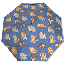 Load image into Gallery viewer, All The Shibas I Love Umbrella-Accessories-Accessories,Dog Mom Gifts,Umbrella-1