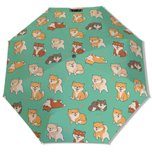 Load image into Gallery viewer, All The Shibas I Love Umbrella-Accessories-Accessories,Dog Mom Gifts,Umbrella-16