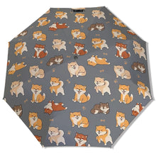Load image into Gallery viewer, All The Shibas I Love Umbrella-Accessories-Accessories,Dog Mom Gifts,Umbrella-31