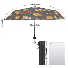 Load image into Gallery viewer, All The Shibas I Love Umbrella-Accessories-Accessories,Dog Mom Gifts,Umbrella-35