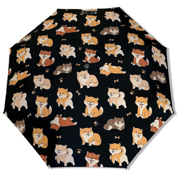 All The Shibas I Love Umbrella 360x