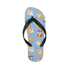 Load image into Gallery viewer, All The Shibas I Love Unisex Slippers-Footwear-Accessories, Dog Mom Gifts, Shiba Inu, Slippers-19