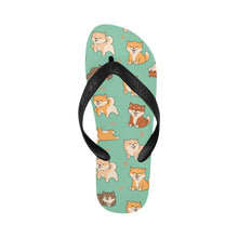 Load image into Gallery viewer, All The Shibas I Love Unisex Slippers-Footwear-Accessories, Dog Mom Gifts, Shiba Inu, Slippers-23