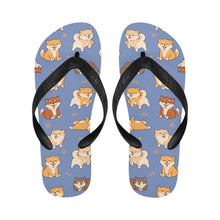 Load image into Gallery viewer, All The Shibas I Love Unisex Slippers-Footwear-Accessories, Dog Mom Gifts, Shiba Inu, Slippers-5