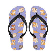 Load image into Gallery viewer, All The Shibas I Love Unisex Slippers-Footwear-Accessories, Dog Mom Gifts, Shiba Inu, Slippers-7