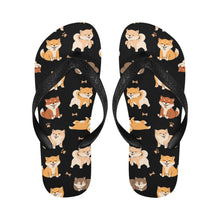Load image into Gallery viewer, All The Shibas I Love Unisex Slippers-Footwear-Accessories, Dog Mom Gifts, Shiba Inu, Slippers-9