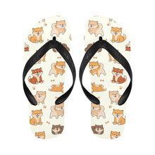 Load image into Gallery viewer, All The Shibas I Love Unisex Slippers-Footwear-Accessories, Dog Mom Gifts, Shiba Inu, Slippers-1