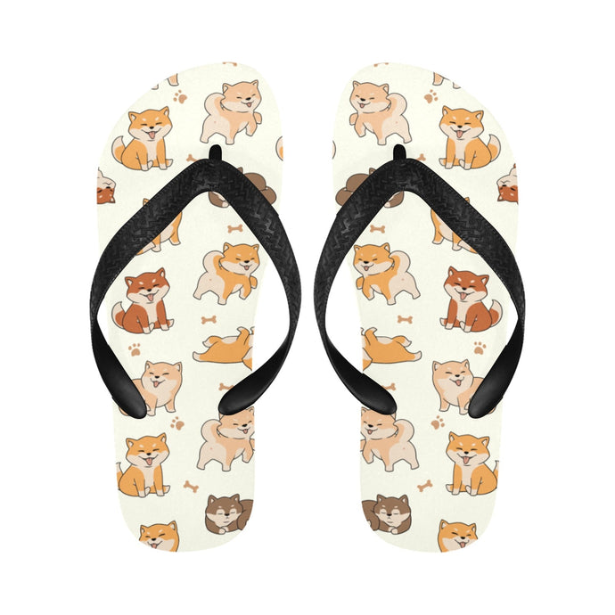 All The Shibas I Love Unisex Slippers-Footwear-Accessories, Dog Mom Gifts, Shiba Inu, Slippers-1