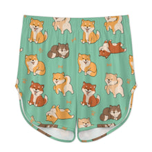Load image into Gallery viewer, All The Shibas I Love Women's Cami and Shorts Pajama Set-14