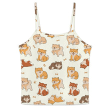 Load image into Gallery viewer, All The Shibas I Love Women's Cami and Shorts Pajama Set-1