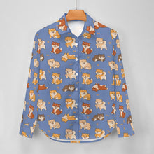 Load image into Gallery viewer, All The Shibas I Love Women's Shirt-Apparel-Apparel,Dog Mom Gifts,Shiba Inu,Shirt-14