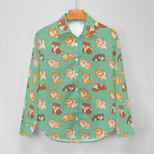 Load image into Gallery viewer, All The Shibas I Love Women's Shirt-Apparel-Apparel,Dog Mom Gifts,Shiba Inu,Shirt-17