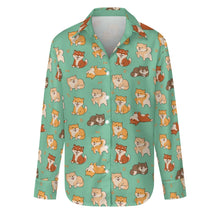 Load image into Gallery viewer, All The Shibas I Love Women's Shirt-Apparel-Apparel,Dog Mom Gifts,Shiba Inu,Shirt-18