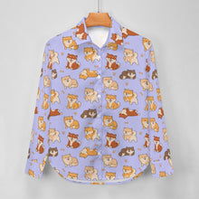 Load image into Gallery viewer, All The Shibas I Love Women's Shirt-Apparel-Apparel,Dog Mom Gifts,Shiba Inu,Shirt-20