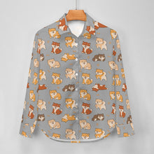 Load image into Gallery viewer, All The Shibas I Love Women's Shirt-Apparel-Apparel,Dog Mom Gifts,Shiba Inu,Shirt-23