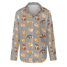 Load image into Gallery viewer, All The Shibas I Love Women's Shirt-Apparel-Apparel,Dog Mom Gifts,Shiba Inu,Shirt-24