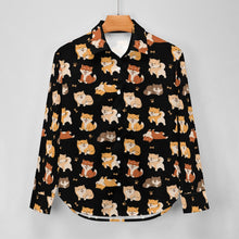 Load image into Gallery viewer, All The Shibas I Love Women's Shirt-Apparel-Apparel,Dog Mom Gifts,Shiba Inu,Shirt-26