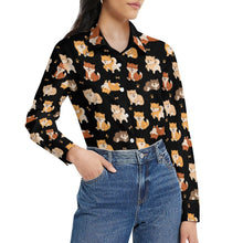 Load image into Gallery viewer, All The Shibas I Love Women's Shirt-Apparel-Apparel,Dog Mom Gifts,Shiba Inu,Shirt-29