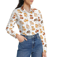 Load image into Gallery viewer, All The Shibas I Love Women's Shirt-Apparel-Apparel,Dog Mom Gifts,Shiba Inu,Shirt-30