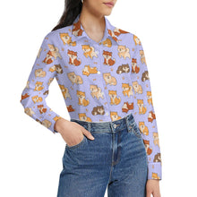 Load image into Gallery viewer, All The Shibas I Love Women's Shirt-Apparel-Apparel,Dog Mom Gifts,Shiba Inu,Shirt-35