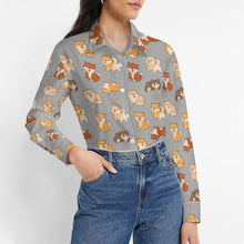 Load image into Gallery viewer, All The Shibas I Love Women's Shirt-Apparel-Apparel,Dog Mom Gifts,Shiba Inu,Shirt-6