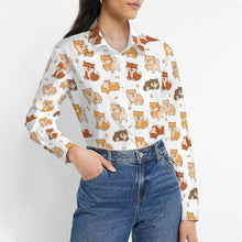 Load image into Gallery viewer, All The Shibas I Love Women's Shirt-Apparel-Apparel,Dog Mom Gifts,Shiba Inu,Shirt-1