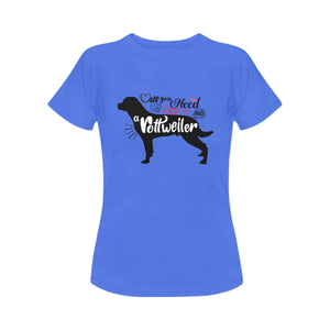 All You Need is Love and a Rottweiler Women's T-Shirt-Apparel-Apparel, Dogs, Rottweiler, Shirt, T Shirt-5