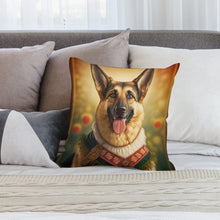 Load image into Gallery viewer, Alpine Elegance German Shepherd Plush Pillow Case-Cushion Cover-Dog Dad Gifts, Dog Mom Gifts, German Shepherd, Home Decor, Pillows-2