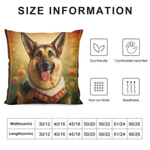 Load image into Gallery viewer, Alpine Elegance German Shepherd Plush Pillow Case-Cushion Cover-Dog Dad Gifts, Dog Mom Gifts, German Shepherd, Home Decor, Pillows-6