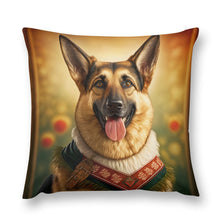 Load image into Gallery viewer, Alpine Elegance German Shepherd Plush Pillow Case-Cushion Cover-Dog Dad Gifts, Dog Mom Gifts, German Shepherd, Home Decor, Pillows-12 &quot;×12 &quot;-1