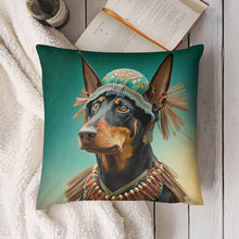 Load image into Gallery viewer, Alpine Oktoberfest Doberman Plush Pillow Case-Doberman, Dog Dad Gifts, Dog Mom Gifts, Home Decor, Pillows-6